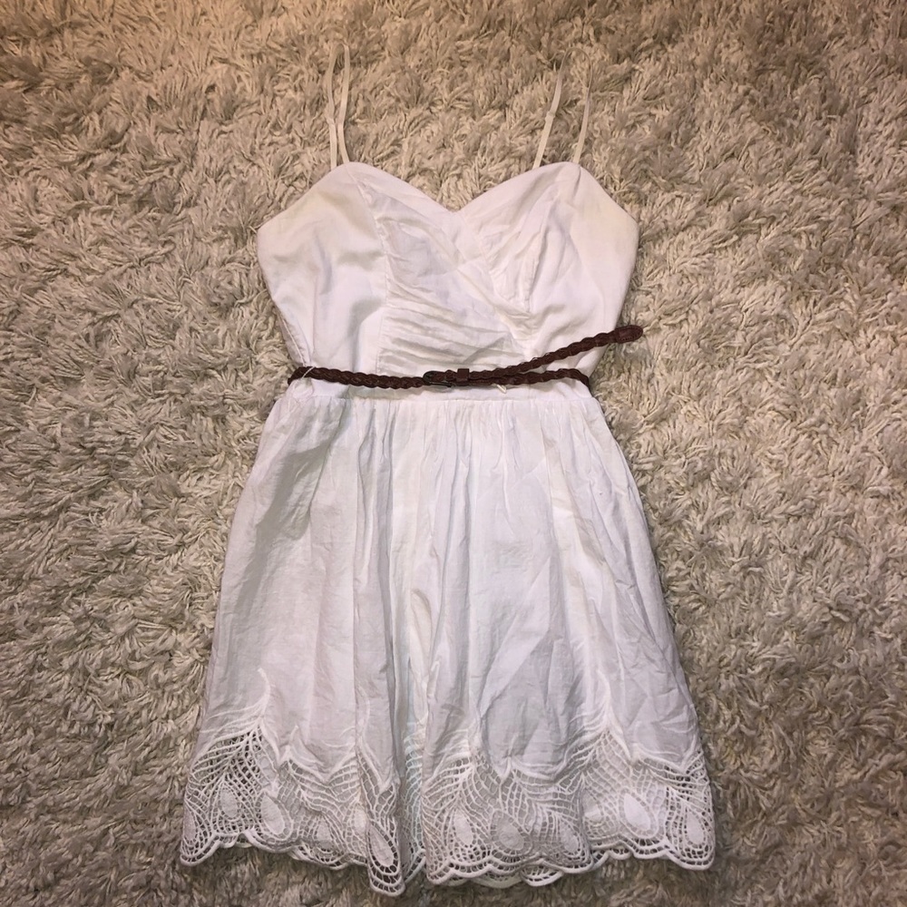 White sun dress
